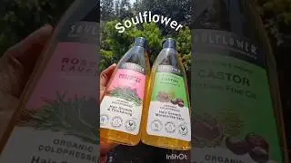 soulflower rosemary lavender hair oil & castor oil ✨❣️#haircare #explorepage #for you