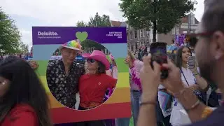 Deloitte after movie Amsterdam Canal Parade 2025