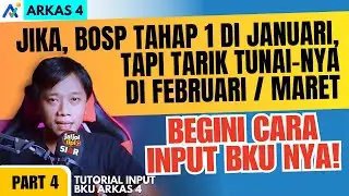 INPUT BELANJA JANUARI DI BKU FEBRUARI, KARENA TARIK TUNAINYA LAMBAT (Tutorial BKU ARKAS 4 Part 4)