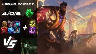 Team Liquid Impact TOP K'Sante vs Warwick - NA Grandmaster Patch 25.S2.7