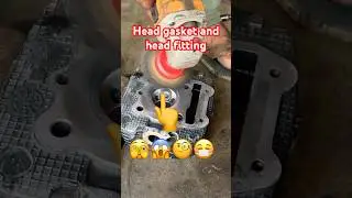 Head gasket and head fitting problem solve #automobile #bike #mechanic #bike #short #short #repair #