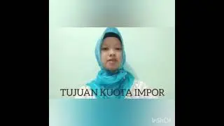 TARIF DAN KUOTA IMPOR DALAM PERDAGANGAN INTERNASIONAL (tugas UAS Ekonomi Internasional)