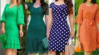 Hermosas Modelos Vestidos de moda mujers/Long casual dresses design ideas for ladies
