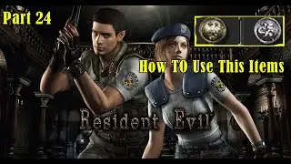 Resident Evil 1 | Part 24, How To Use Medal Of Eagle And Medal Of Wolf