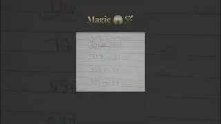 Divide Fast Trick ✅ #shorts #maths #trending