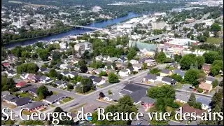 St Georges de Beauce vue des airs(Hier@Aujourd`hui)