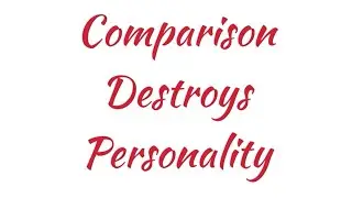 Comparison Destroys Personality | #shorts | Dr Suresh Suryawanshi