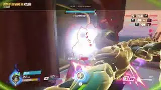 a713h5 | Overwatch Gameplay | ReinHardt | Wildly Flailing My Hammer