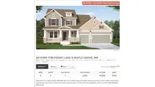 Search custom home properties in Maple Grove MN