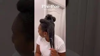 Melting hair tangles with African Pride Moisture Miracle Pre-Shampoo