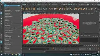Image Blend abstract art in maya 2024 with aiClip Geo,aiDistance,aiRamp RGB,aiStandardSurface Shader