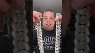 Какие украшения я ношу? Мне очень нравятся мои часы Miami Cuban ручной работы 999 пробы, 24 мм, с...