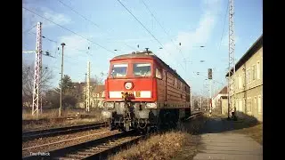 Bahnalltag in Gro&szlig;enhain im Januar 2003 - DR-Dieselklassiker im G&uuml;terverkehr und mehr! (Reupload)