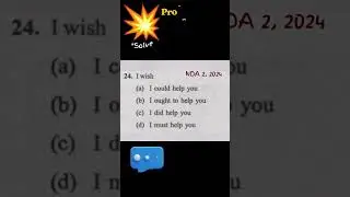 Crack NDA English with 1 PYQ Daily | NDA 2026 Preparation #ndaexam #tranding #feedshorts #nda2026