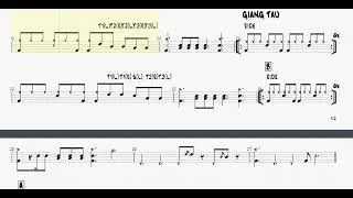 YÊU EM GIỮA ĐỜI QUÊN LÃNG - DRUM SHEET FOR LEARN