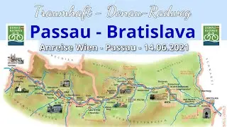 Donau Radweg - Anreise Wien-Passau
