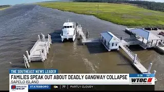Families provide first-hand accounts of tragic gangway collapse on Sapelo Island
