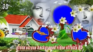 Green screen background video effects HD /3D love frame/whatsapp status /No39 #babugyan