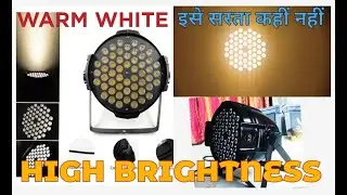 HIGH BRIGHTNESS WARM WHITE 5WX54 LED PAR LIGHT RS2150, DJ LIGHT STAGE LIGHT TENT LIGHT FLOOD LIGHT
