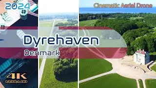 Dyrehaven From Above - J&aelig;gersborg Dyrehave - Denmark Deer Park - Copenhagen -  4K Aerial - May 2024