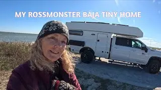 Solo Female Nomad Rossmӧnster Baja Tiny Home Adventure Truck Tour! Woo hoo!