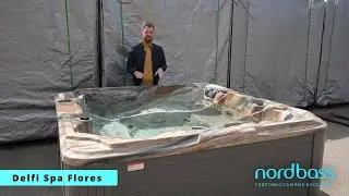 Краткий видеообзор гидромассажного спа-бассейна Delfi Spa Flores