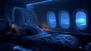 Airplane Cabin White Noise ✈️ Fall Asleep Faster & Sleep Longer