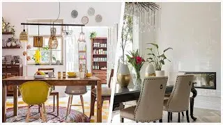 75 Multicolored Floor And Purple Floor Dining Room Design Ideas You'll Love 🪴