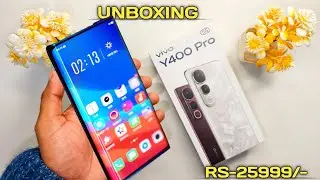 Vivo Y400 Pro 5G Unboxing – Best Curved Display Phone Under ₹26,000? #asmr 