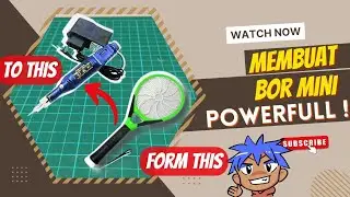 Diy Bor mini dari raket nyamuk? Osflo