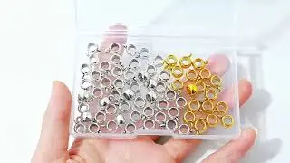 Bail Tube Beads Alloy Column Rondelle Spacer Beads Bail Beads Hanger Dangle Connectors