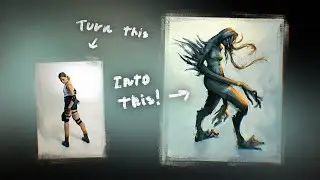 Turn Photos Into Paintings! / A Fun Way to Defeat the Blank Canvas