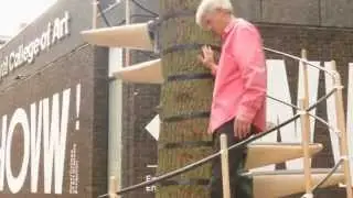 Designers build spiral staircase to the treetops Video Reuters