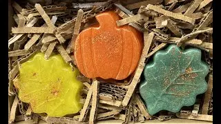 Pumpkin & Leaves fall melt & pour soaps