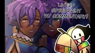 Adonis from Ensemble Stars!- Live2D SpeedPaint w/ commentary #157