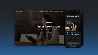 Complete Responsive Website Using HTML CSS | Responsive web design tutorial