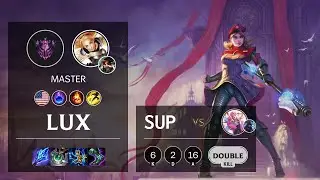 Lux Support vs Seraphine - NA Master Patch 11.2