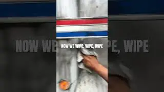 Graffiti Removal From My Trailer After A Few Months Of Laziness lol I Finally Removed It !