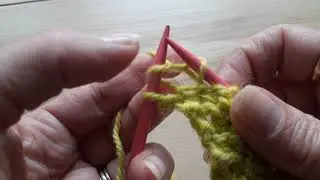 TUTORIAL - Knit Front, Back, Front Increase (KFBF)