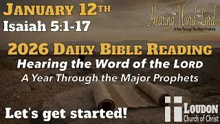 2026 Daily Bible Reading - January 12