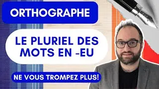 Le pluriel des mots en eu
