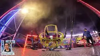 4K - Manège KATAPULT [La Boule] Foire Saint-Romain 2021 | Off ride