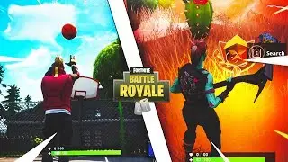 FORTNITE SEASON 5 WEEK 2 CHALLENGES! BASKETBALL HOOPS & TREASURE MAP LOCATION