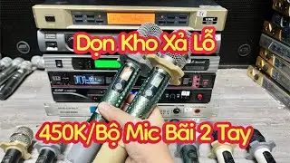 🔥 Thanh L&yacute; Lỗ 350K | Mic BBS, Mic Vỉ T&iacute;m, Mic Tojie Gi&aacute; Rẻ Dọn Kho | H&aacute;t Hay Như Ph&ograve;ng Karaoke 🎤