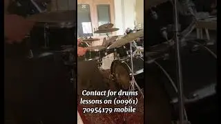 Drums lessons #drums #drumslessons #drummer #drumming #musiceducation #usa #lebanon #saudiarabia