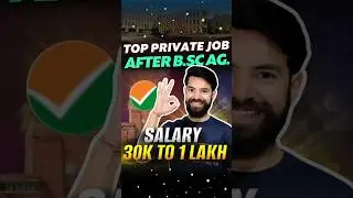 BSc Agriculture के बाद✅Job Opportunities🔥 #shorts