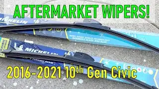 How to replace WIPERS on a 10th Gen 2016-2021 Honda Civic!
