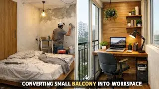 We are getting our bedroom modified | Doing more in less space | Converting balcony into workspace