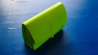 Basteln mit Papier: 'Origami Tasche' f&uuml;r Dekoration oder Geschenk z.B. Geburtstag & Hochzeit [W+]