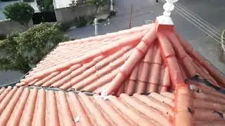 Mantenimiento de techo.. cambio de tejas,engomada de cumbreras para